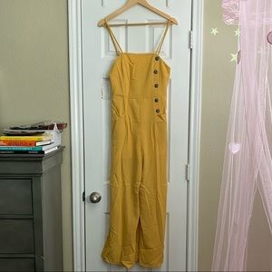 Mustard Me Jumpsuit